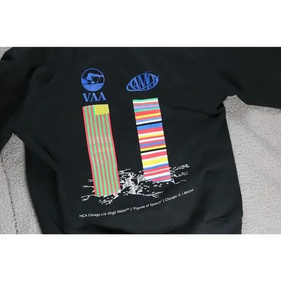 Off White x Champion Virgil Abloh Figure Of Speech MCA XL Hoodie Sweatshirt - Picture 7 of 10